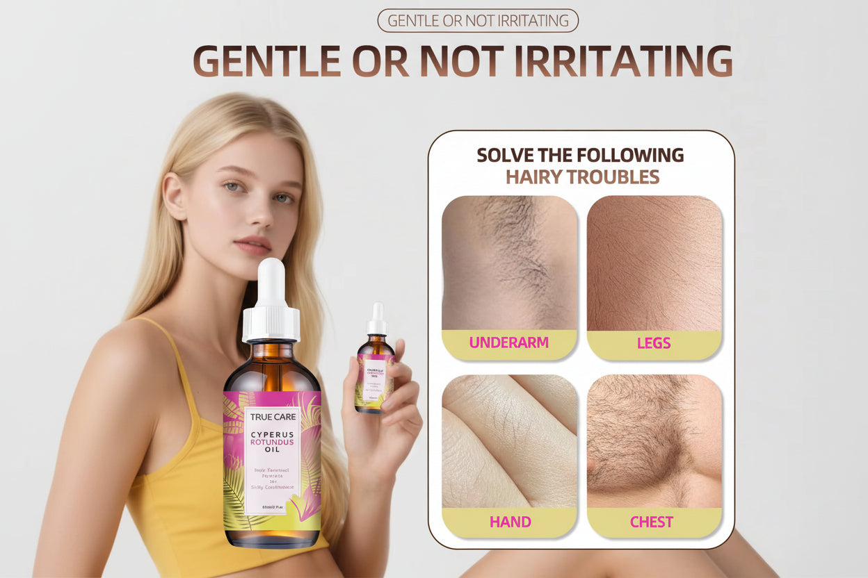 Multi-Action Hair Reduction Oil 60Ml - Natural Jojoba & Almond Blend for Softer Skin & Gentler Hair Growth on Face & Body.